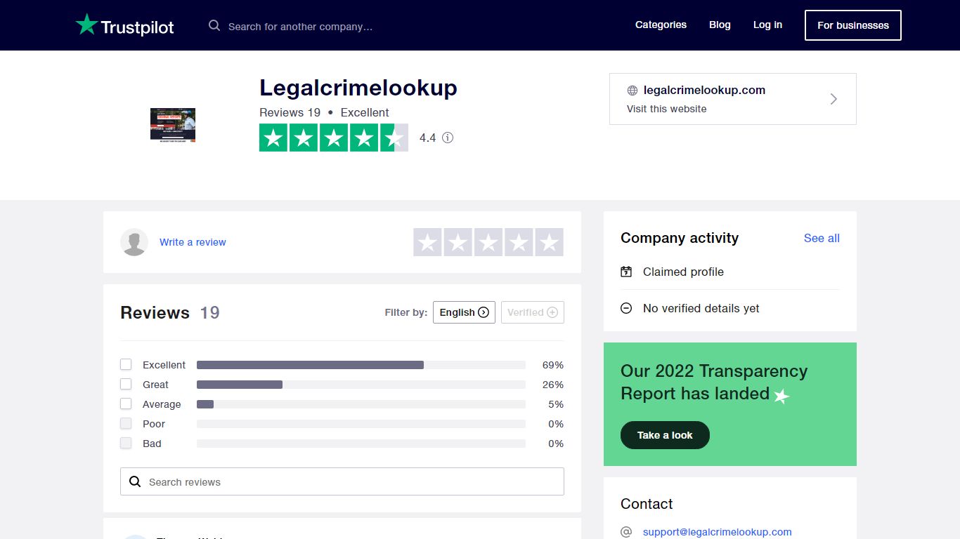 Legalcrimelookup Reviews | Read Customer Service Reviews of ...